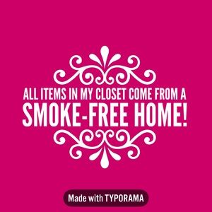 💕✨SMOKE-FREE HOME✨💕